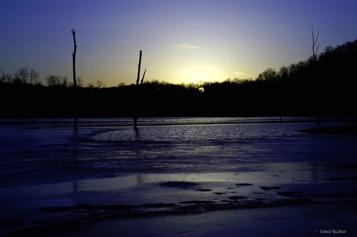 Sunset on Conamaugh Lake