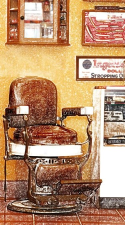 Old Barber Chair