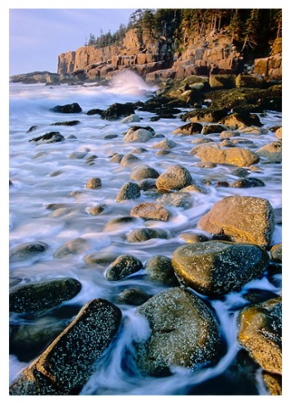 Breaking Surf at Otter Cliffs