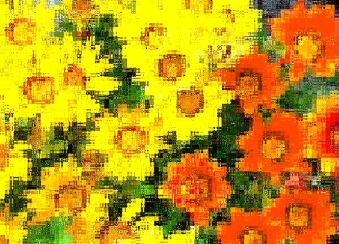 Daisies Abstracted