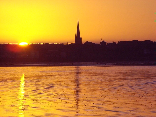 Sunset on Saint Malo