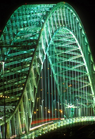 Runcorn Bridge, Cheshire, England