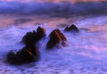 Rocks and waves, Pembrokeshire, Wales