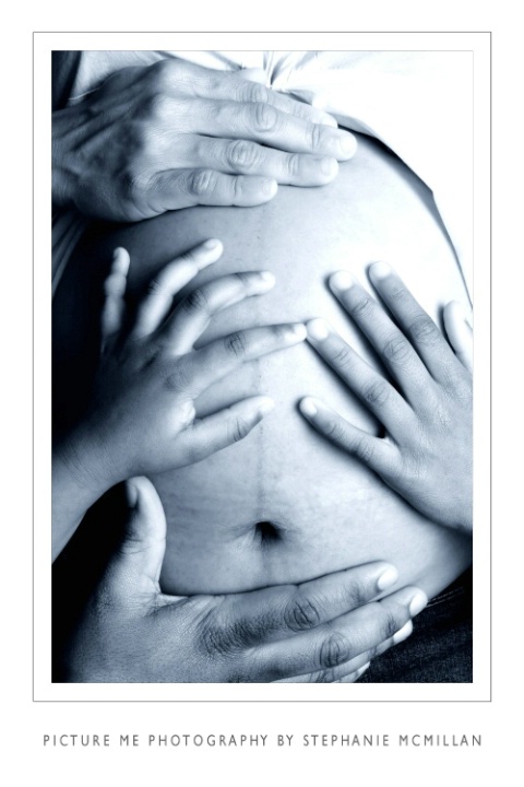 Maternity Poster Light Blue