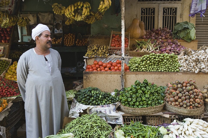 Market Vendor, Luxor, Egypt