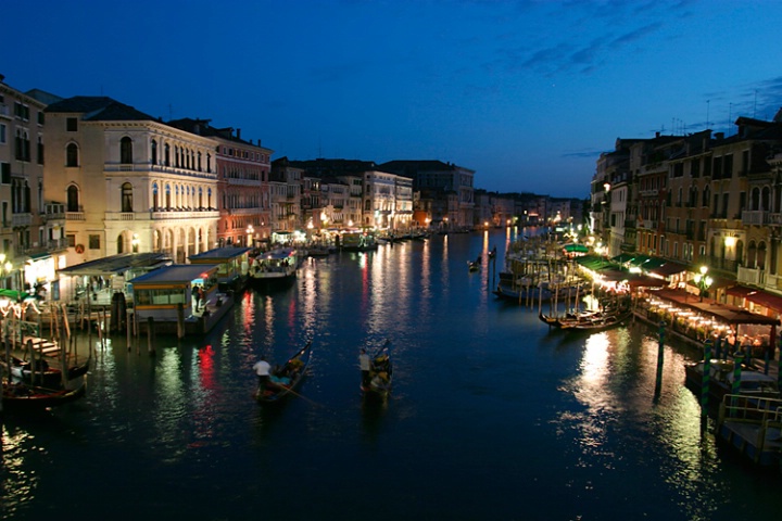 Grand Canal at Twilight, Venice, Italy