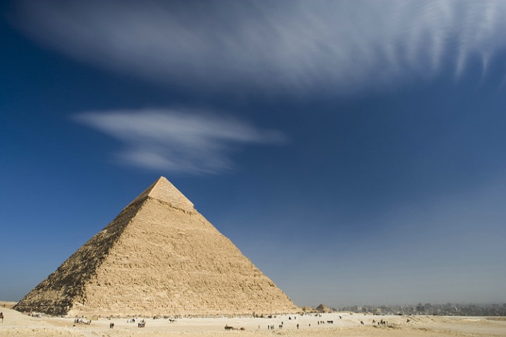 Pyramid, Giza, Egypt.
