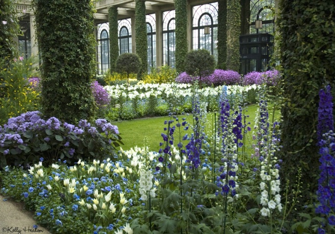 Longwood Gardens in Purples and Blues
