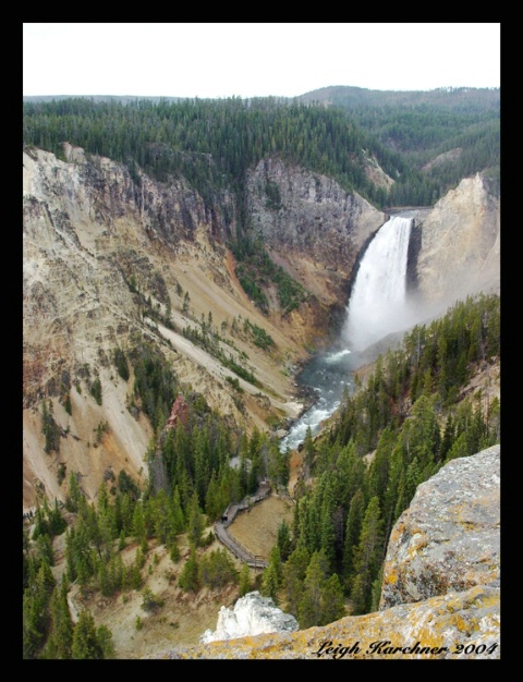 Upper Falls-Yellowstone National Park