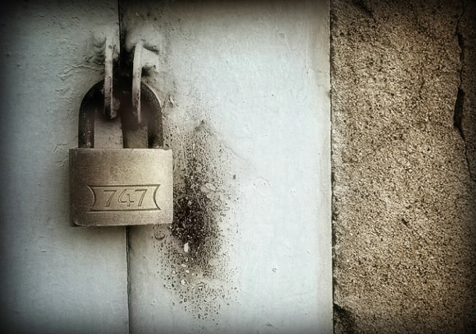 weathered lock
