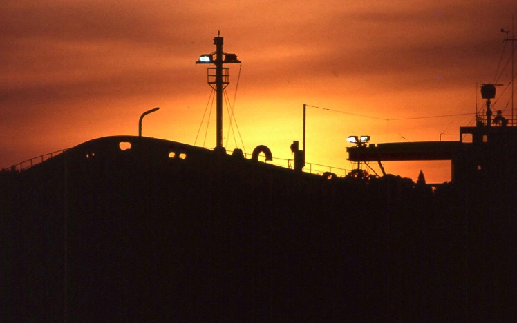 Tanker at Sunset - ID: 1984674 © Tedd Cadd