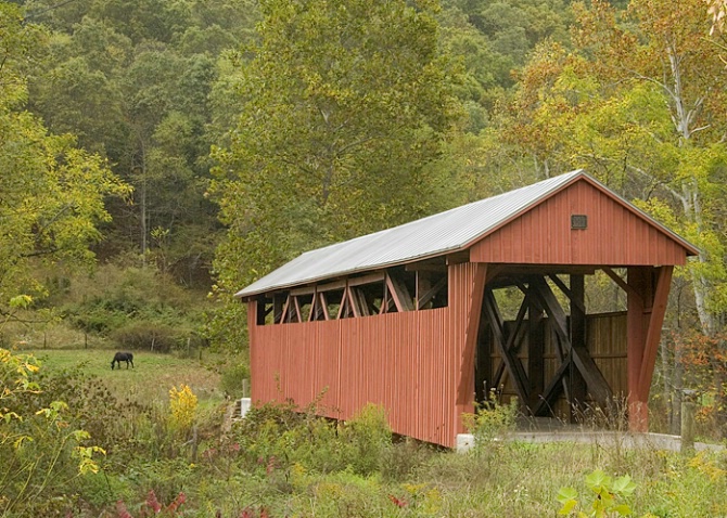 Hokes Mill Bridge, Greenbriar County - ID: 1991015 © george w. sharpton