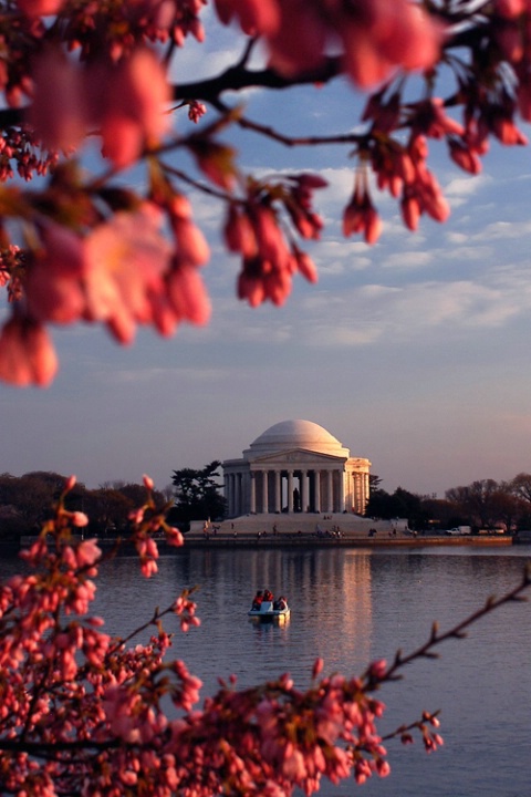 Jefferson Memorial sunset