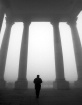 Man in the fog