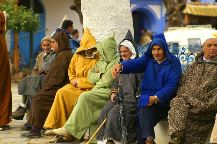 The Men of Chefchaouen Morocco