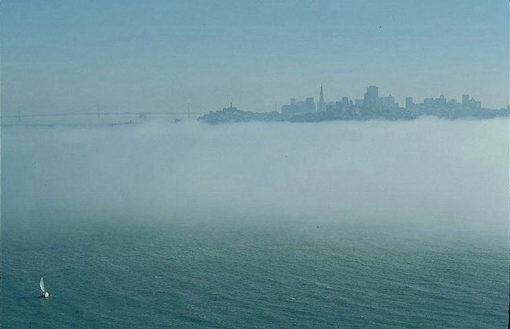 San Francisco Floating on Fog #1
