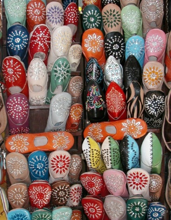 Shoe Display, Marrachech - Morocco