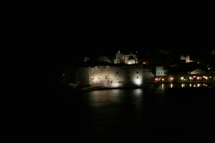 Dubrovnic at night