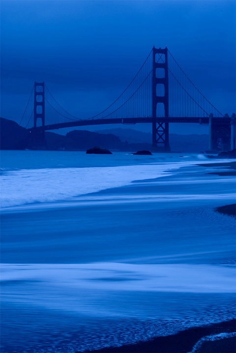 Golden Gate in Blue