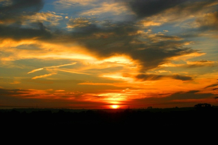 Sunset Over Grantham