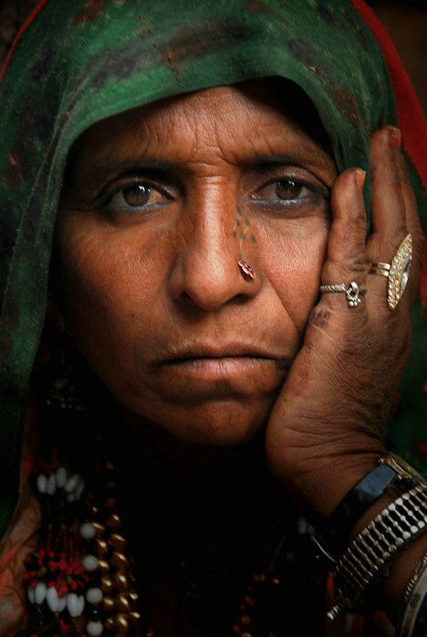 Portrait Of A Gypsy Woman