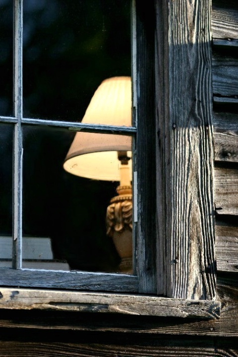 Low Angle of Cabin Window