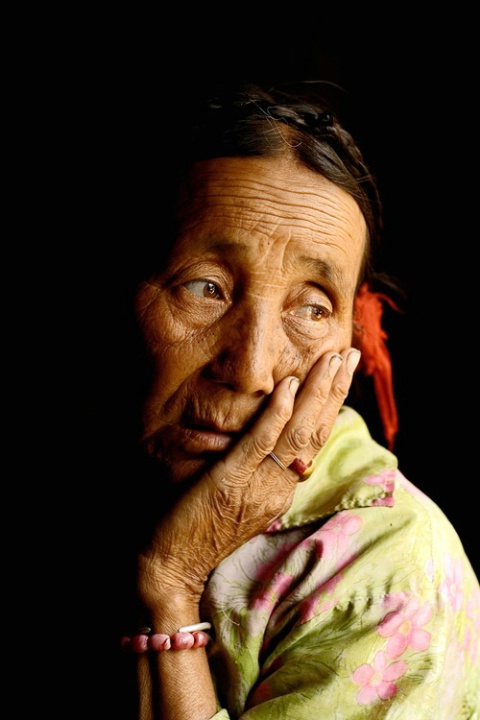 Portrait of a Tibetan Woman