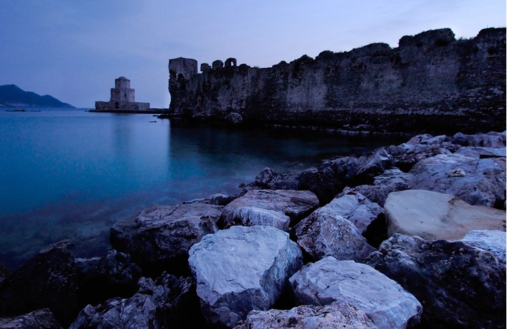 The medieval castle of Methoni, Greece