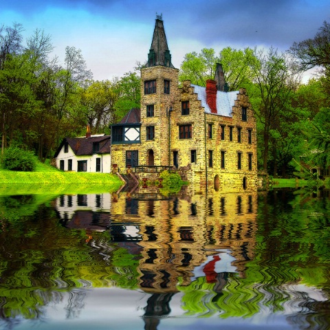 A Flooded Castle in Middle Ohio