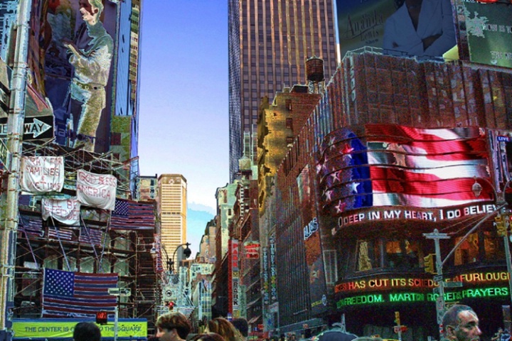 Times Square Sept 15 ,2001