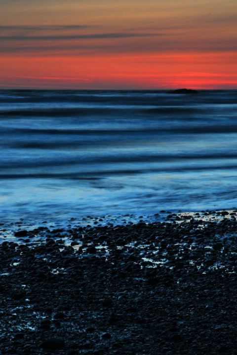 Sunset at Ruby Beach, WA