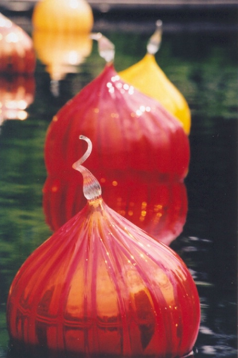Glass Sculpture at the Garden