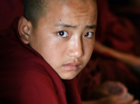 Monk in Dzong