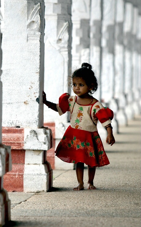 walking in the temple