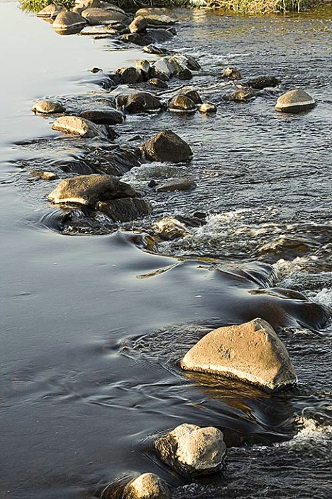 Boulders in an Ayrshire river
