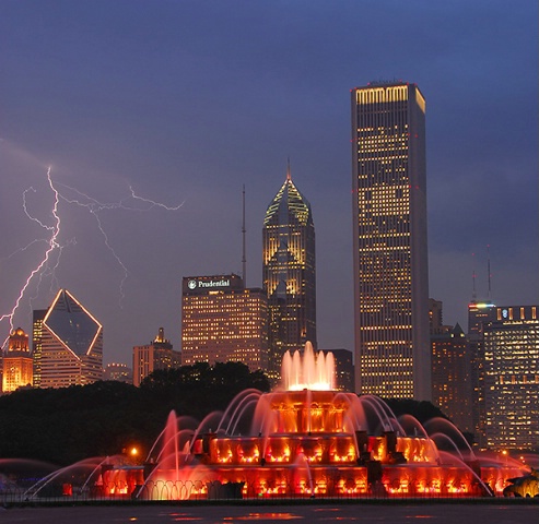 Chicago Lightning Strike