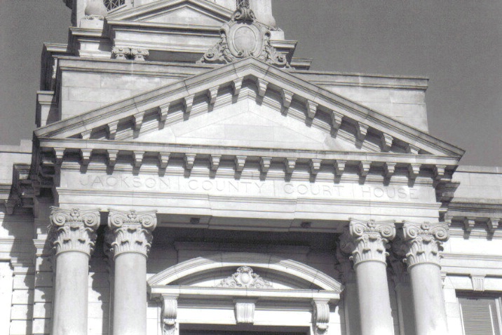 Jackson County Courthouse front close up - ID: 2208156 © Eric B. Miller