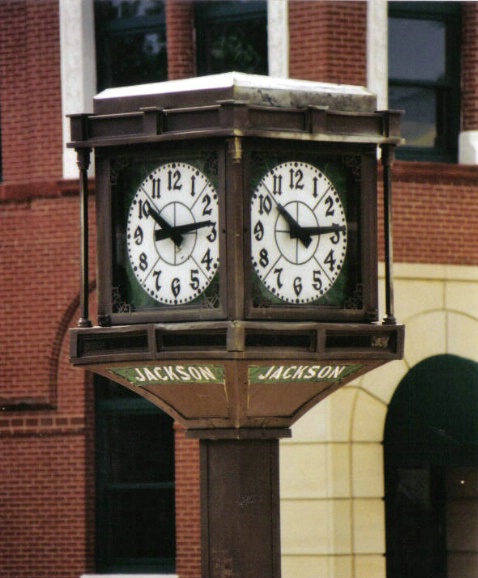 Jackson clock tower close up - ID: 2208161 © Eric B. Miller