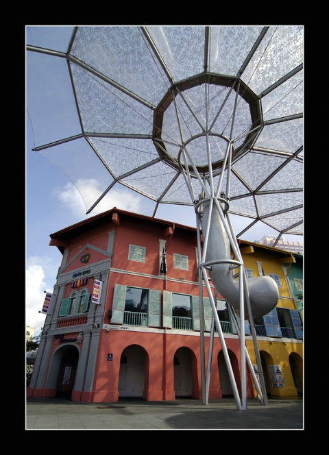 giant umbrellas