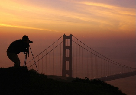 Phil at the Golden Gate