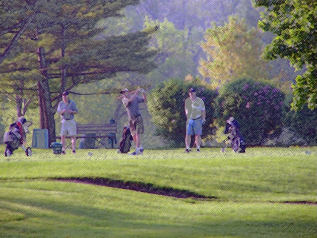 Early Morning Tee Shot