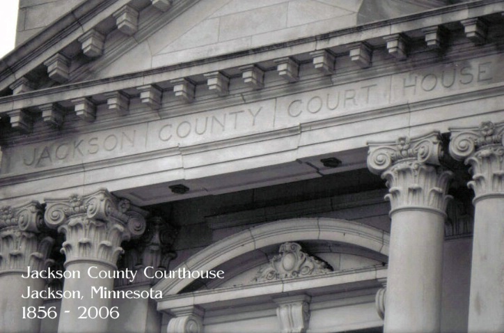 Jackson Courthouse Face Postcard