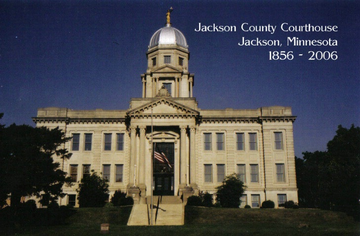 Jackson Courthouse Front Postcard