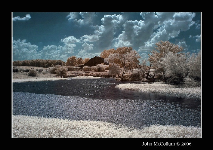 "Infrared Country Landscape"