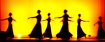Dance of silohuet...
