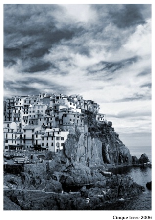 Cinque Terre B&W