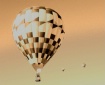 Balloons in Sepia