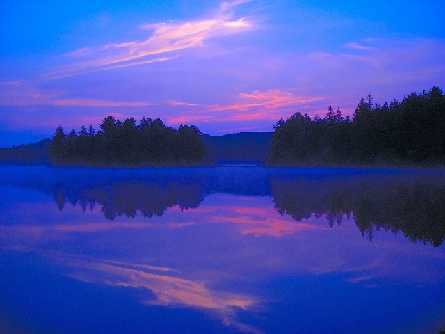 Sunrise on Kearney Lake
