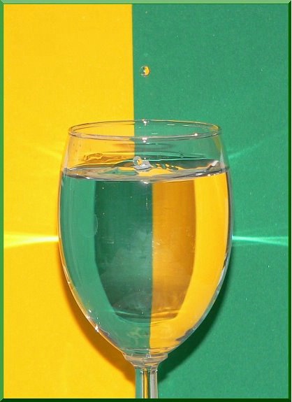 A Colorful Glass of Water