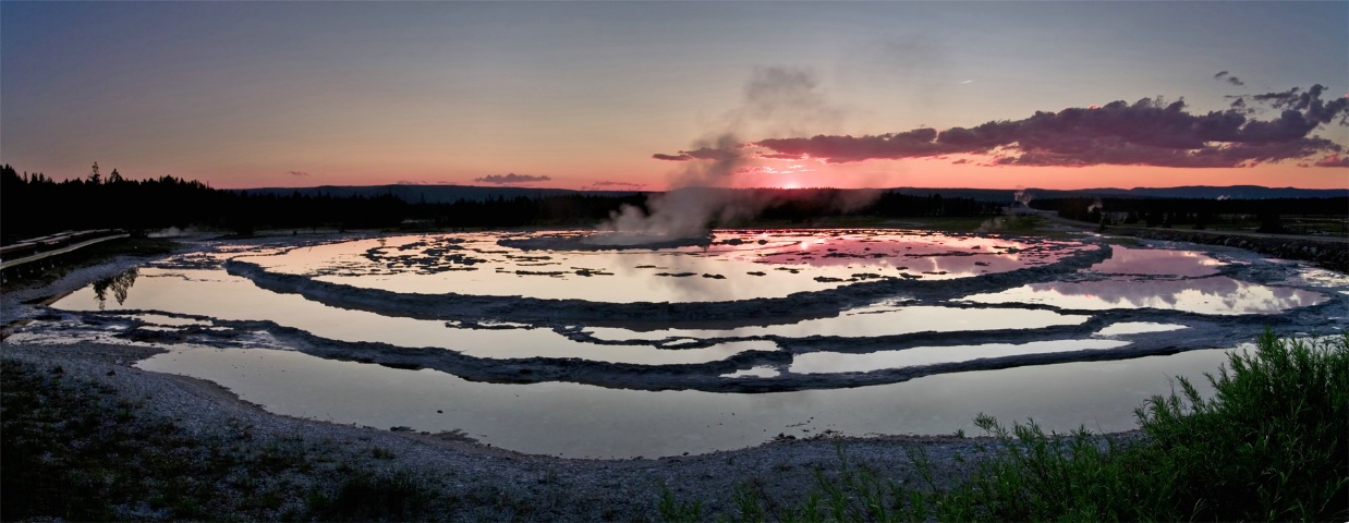 Geyser Sunset